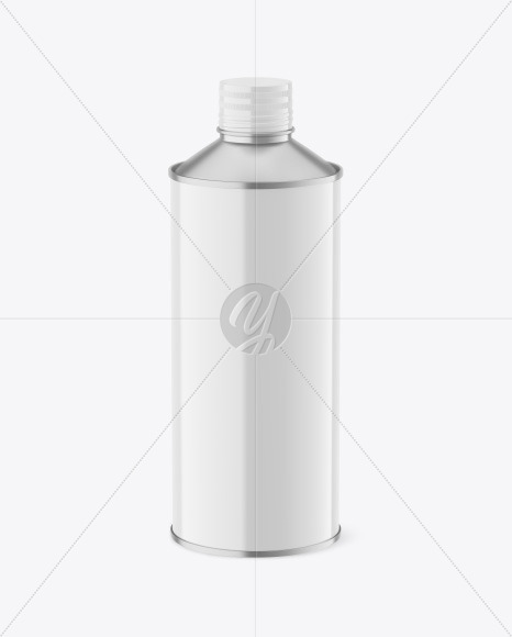 Glossy Bottle Mockup PSD #3