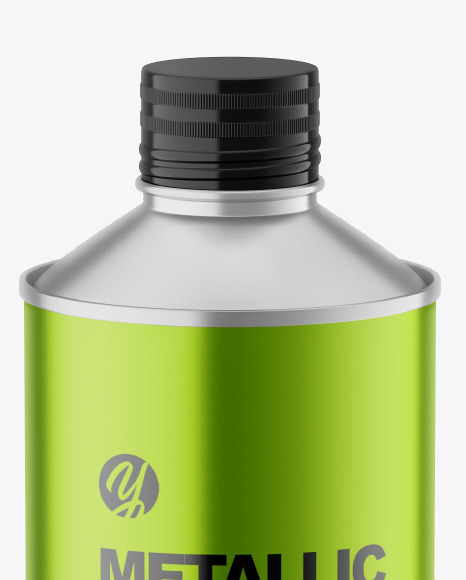 Metallic Bottle Mockup PSD #2