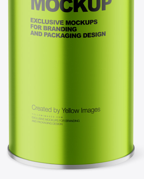 Metallic Bottle Mockup PSD #1