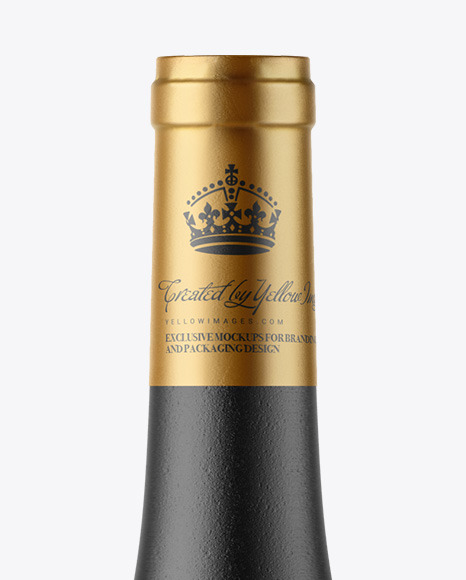 Ceramic Wine Bottle Mockup PSD #2