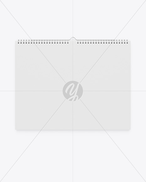 Wall Calendar Mockup PSD #3