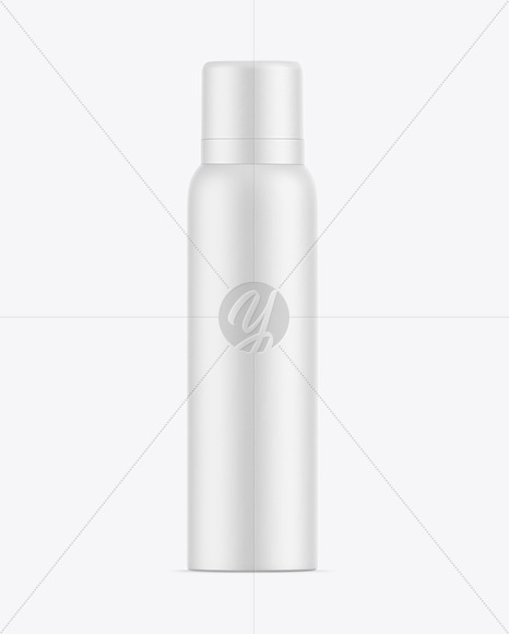 Matte Aerosol Bottle Mockup PSD #3