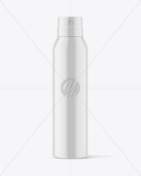 Glossy Spray Bottle Mockup PSD #3