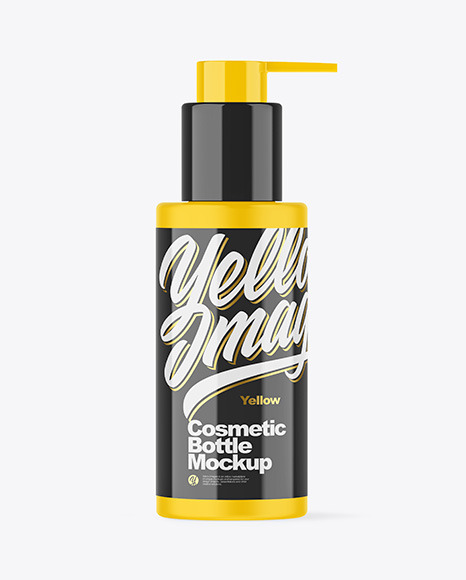 Matte Cosmetic Bottle Mockup PSD #2