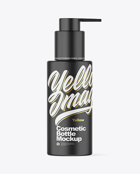 Matte Cosmetic Bottle Mockup PSD #3