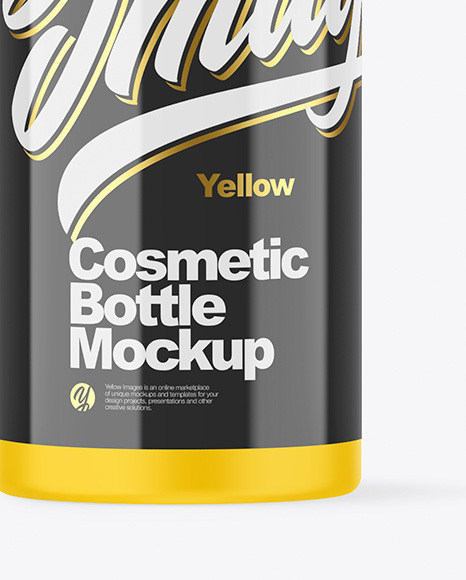 Matte Cosmetic Bottle Mockup PSD #5