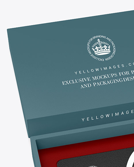 Textured Gift Card in a Box Mockup PSD #6