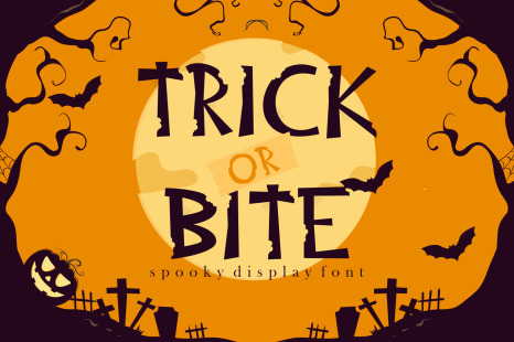 Trick or Bite - Halloween Font