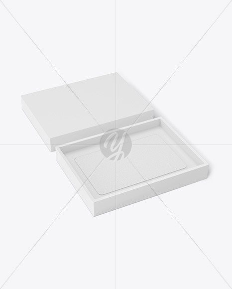 Textured Gift Card in a Box Mockup PSD #3