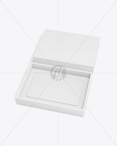 Gift Card in a Box Mockup PSD #3