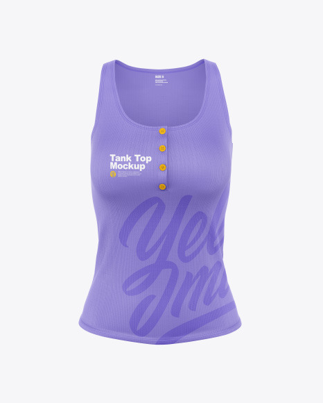 Women&#039;s Tank Top Mockup - Front View
