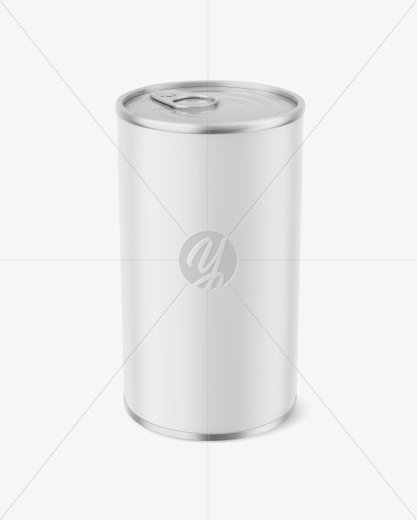 Matte Tin Can Mockup PSD #3