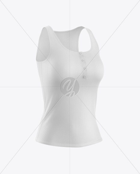 Women s Tank Top Mockup   Half Side View PSD #3