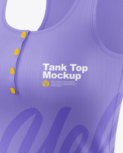 Women s Tank Top Mockup   Half Side View PSD #2