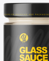 Glass Sauce Jar Mockup