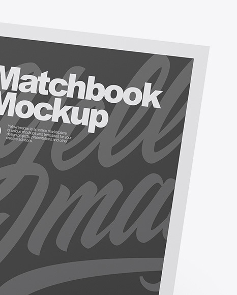 Matchbook Mockup PSD #6