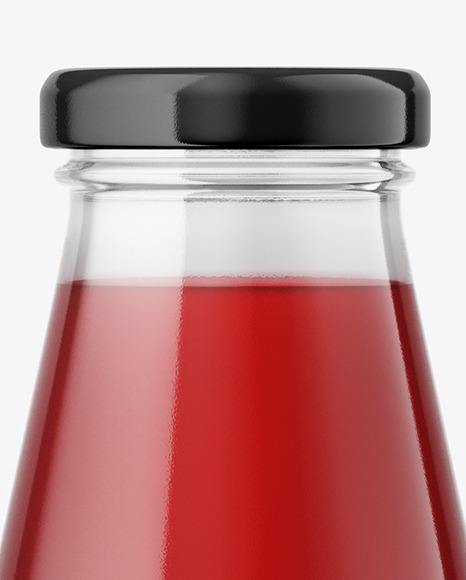 Berry Juice Bottle Mockup PSD #1
