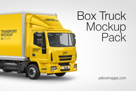 Box Truck Mockup Pack