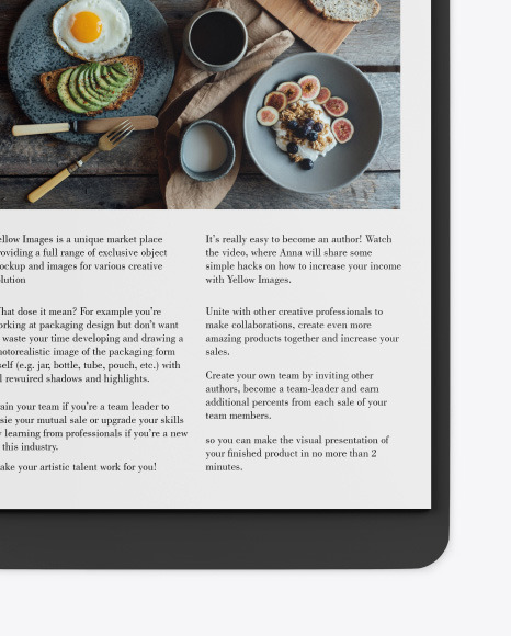 Clipboard with A4 Paper Mockup PSD #1