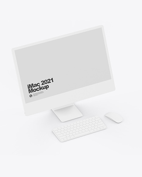 iMac 24” Mockup PSD #2