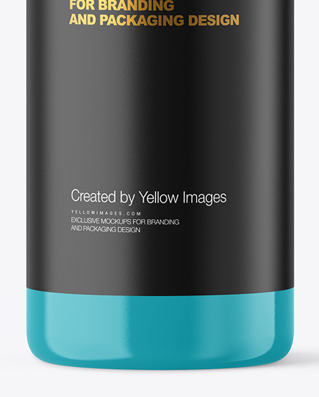 Glossy Spray Bottle Mockup PSD #7