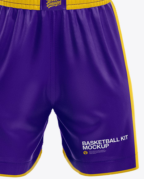 Basketball Kit Mockup   Front View PSD #4