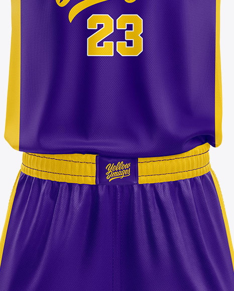 Basketball Kit Mockup   Front View PSD #5