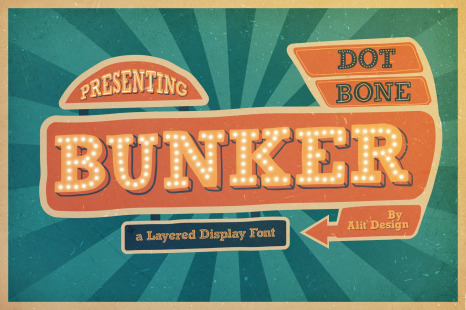 Bungker Typeface