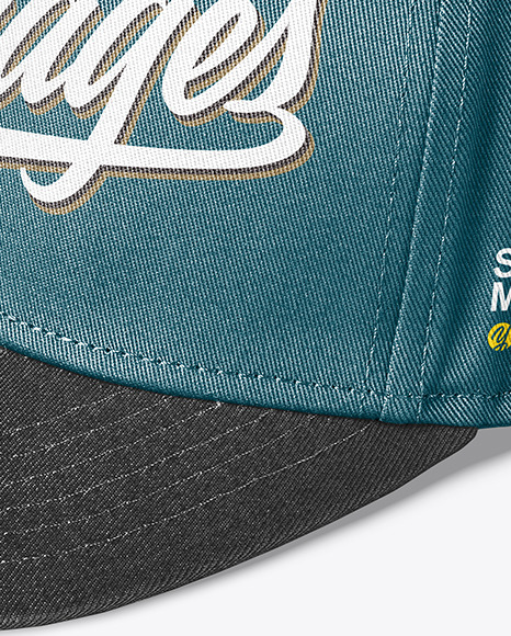 Snapback Cap Mockup PSD #3