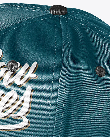 Snapback Cap Mockup PSD #7