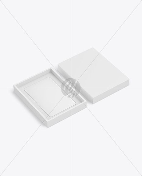 Gift Card in a Box Mockup PSD #3
