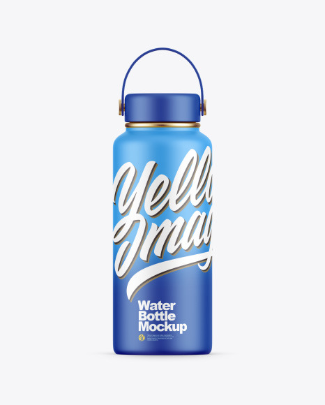 Matte Thermo Bottle Mockup