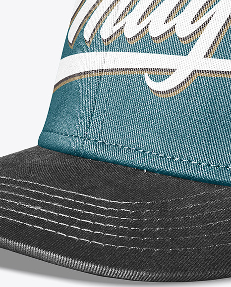 Snapback Cap Mockup PSD #6