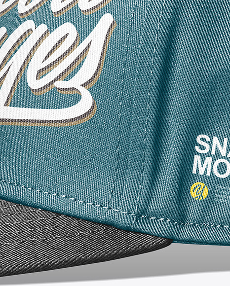 Snapback Cap Mockup PSD #2