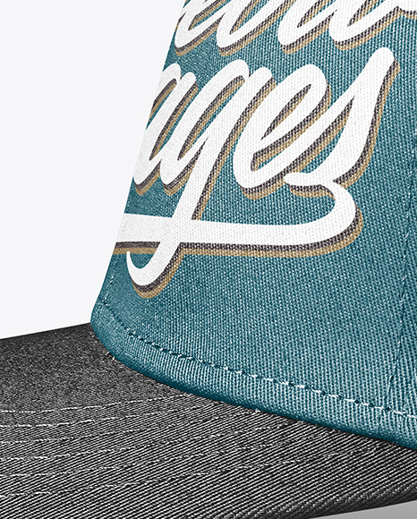Snapback Cap Mockup PSD #6