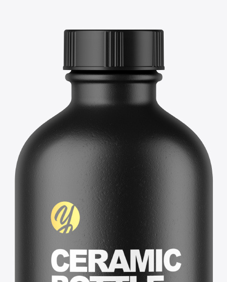 Ceramic Bottle Mockup PSD #2