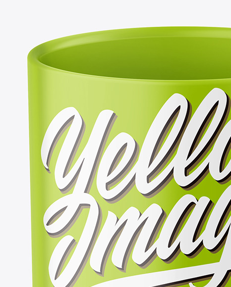 Matte Mug Mockup PSD #4