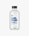 Clear Glass Bottle Mockup