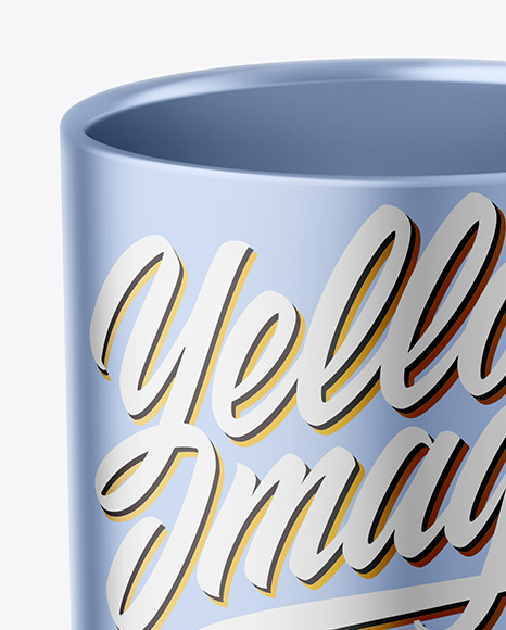 Matte Metallic Mug Mockup PSD #6