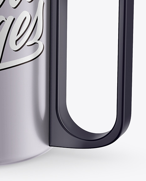 Matte Metallic Mug Mockup PSD #7