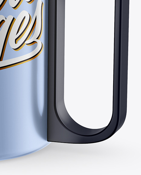 Matte Metallic Mug Mockup PSD #5