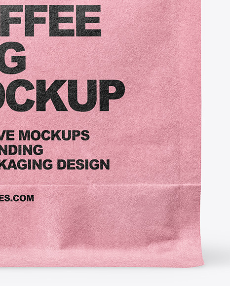 Kraft Paper Coffee Bag Mockup PSD #5