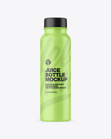Matte Juice Bottle Mockup