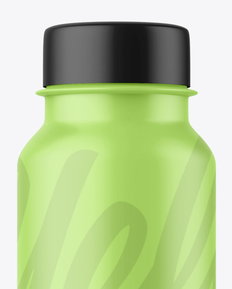 Matte Juice Bottle Mockup PSD #2