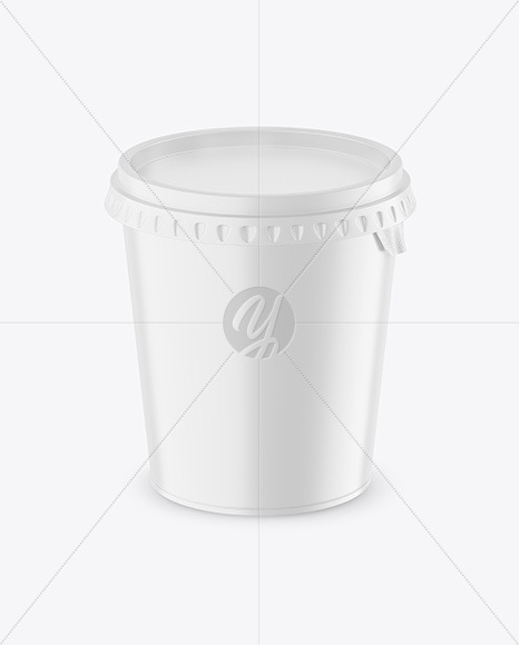 Matte Plastic Cup Mockup PSD #3