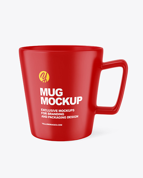 Matte Mug Mockup PSD #2