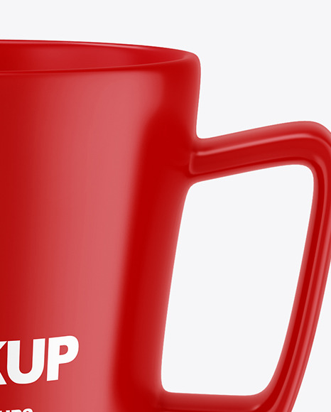 Matte Mug Mockup PSD #3