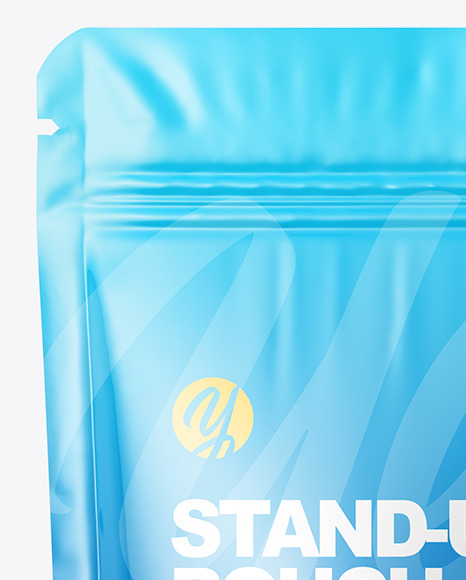 Glossy Stand Up Pouch Mockup PSD #3