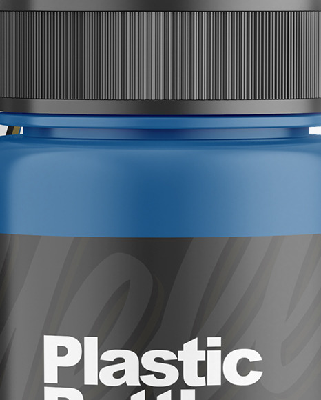 Matte Pills Bottle with Box Mockup PSD #2