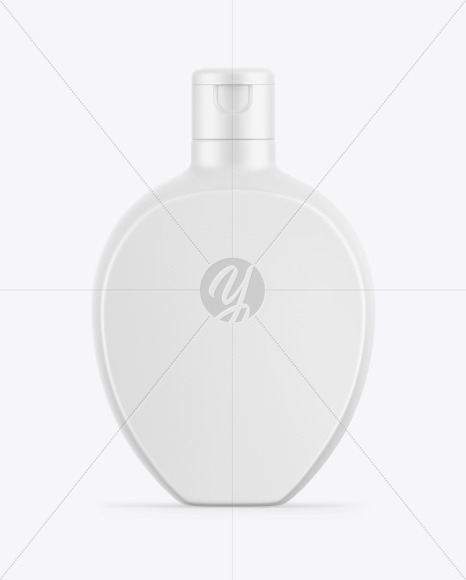 Plastic Bottle With Flip Top Cap Mockup PSD #3